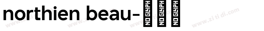 northien beau字体转换